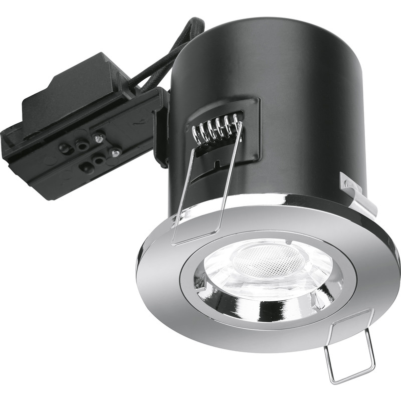 Enlite Fixed Fire Rated GU10 Downlight EN-FD101PC Chrome
