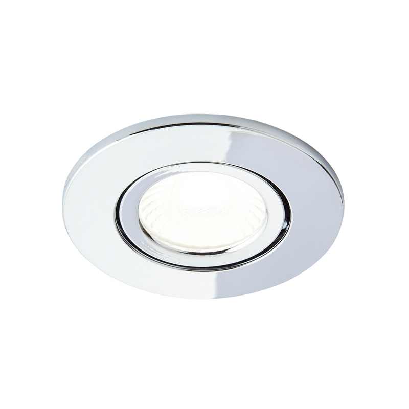 Spa Integrated LED 5W Fire Rated Adjustable IP65 Downlight Chrome 500lm 4000K
