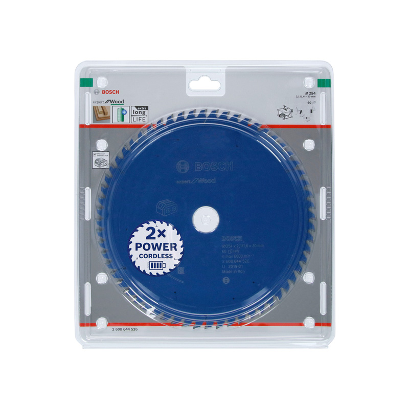 Bosch EXPERT Cordless Circular Saw Blade 254 x 30 x 60T