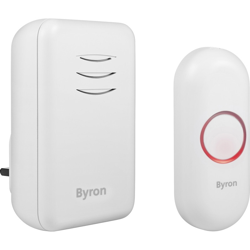 Byron Wireless Doorbell Set Plug-in