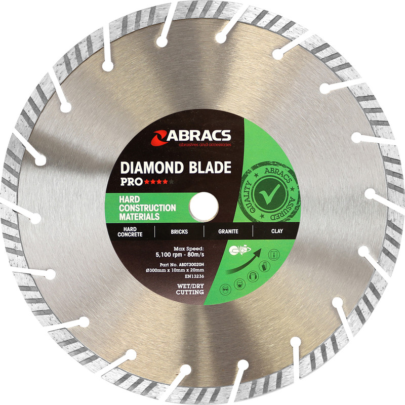 Abracs Specialist Diamond Blade HCM Pro 300 x 20mm
