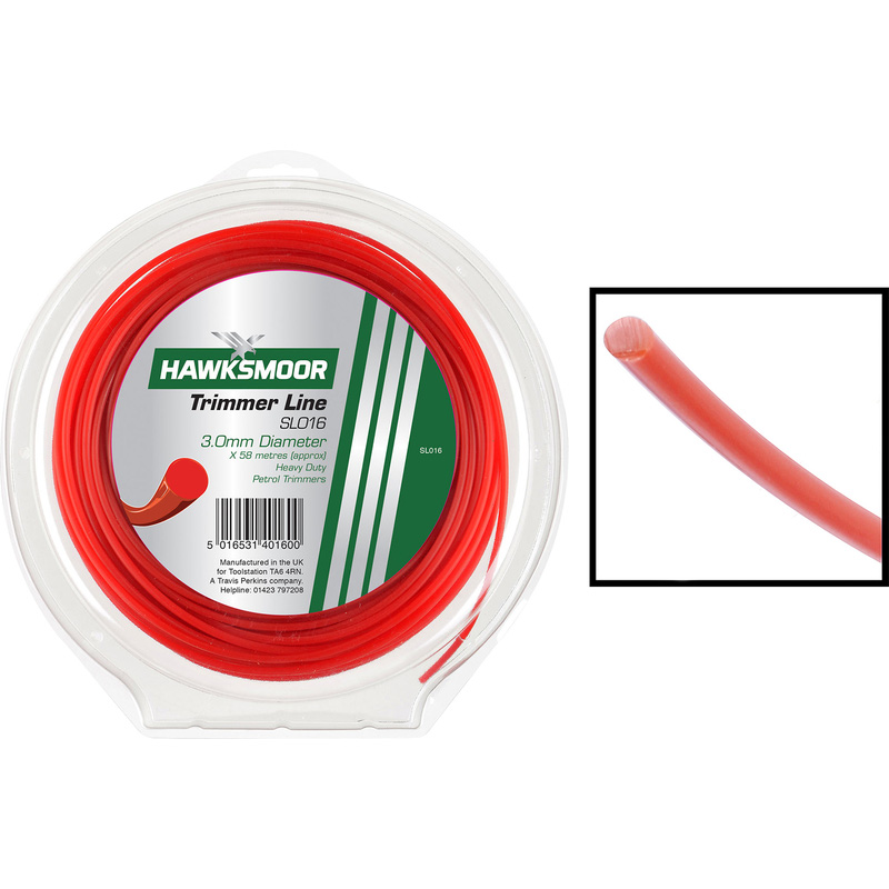 Hawksmoor Universal Round Trimmer Line 58m x 3.0mm