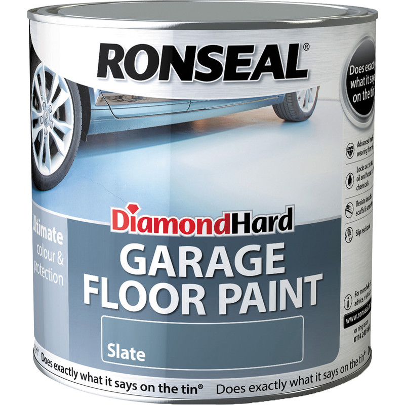 Ronseal Diamond Hard Garage Floor Paint Slate 2.5L