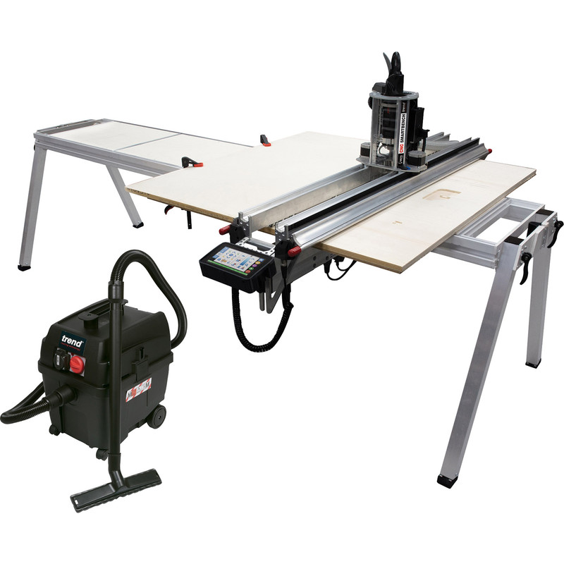 Trend Yeti CNC Precision Pro Smartbench with V-Carve Software & Vac 230V