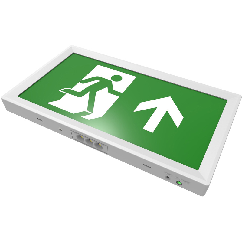 V-TAC LED Self Test Emergency Exit Box 4W White 6500K