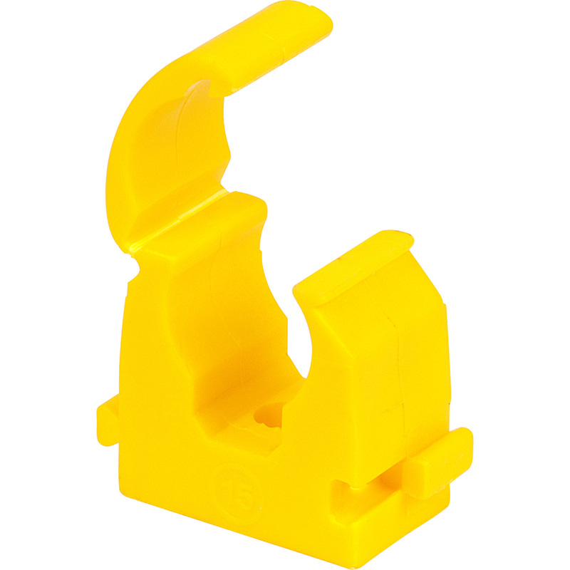 Talon Hinged Clip Yellow 15mm