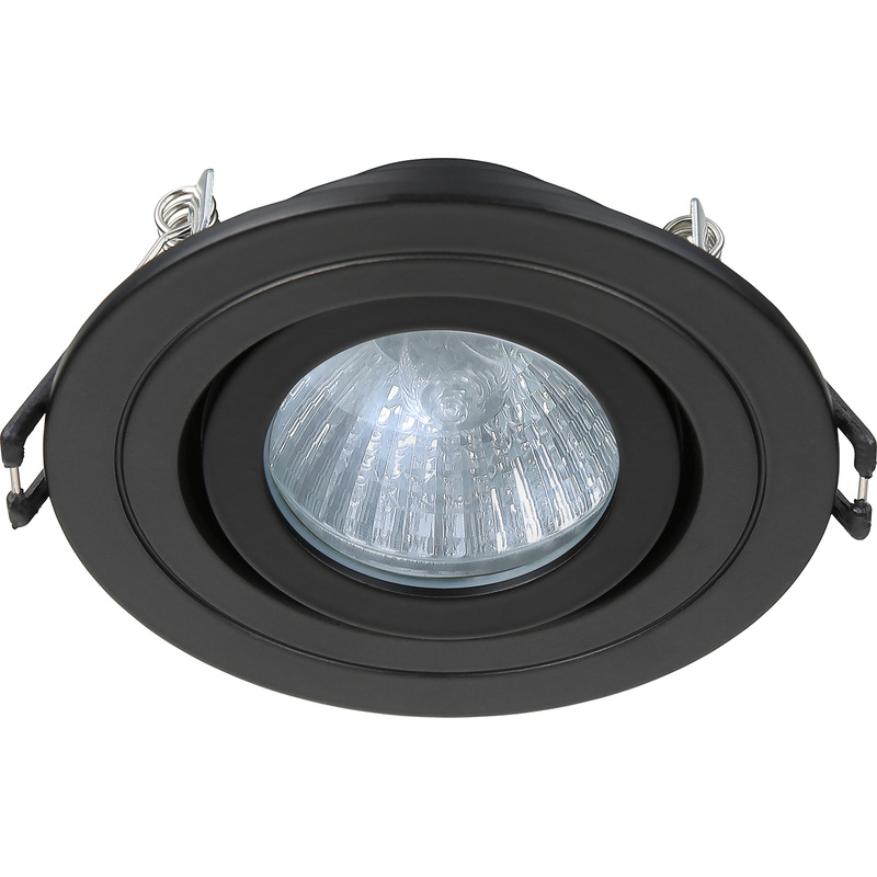 Spa Adjustable Downlight GU10 7W IP65 Black