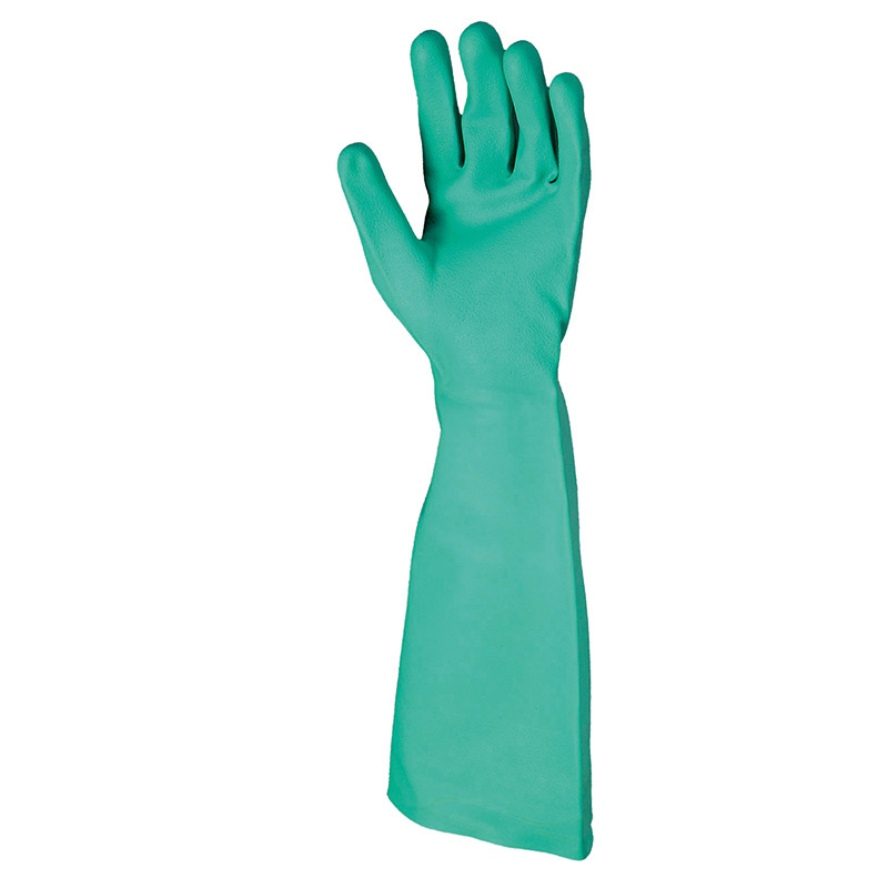 Showa 747 Nitrile Chemical Resistant Gauntlet Large