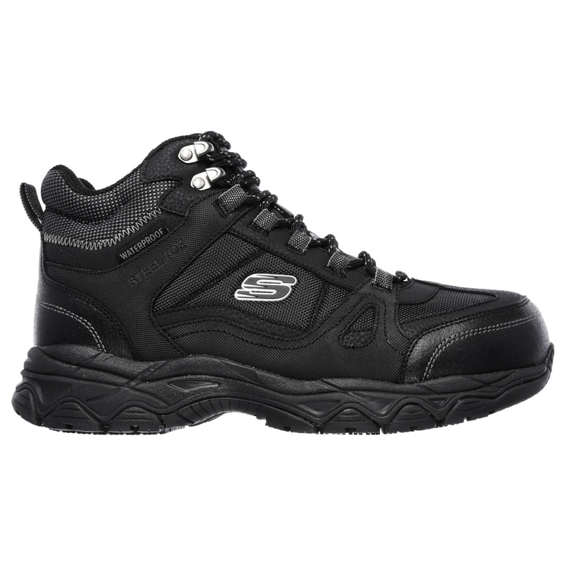 Skechers SK77147EC Ledom Waterproof Safety Boots Black Size 6