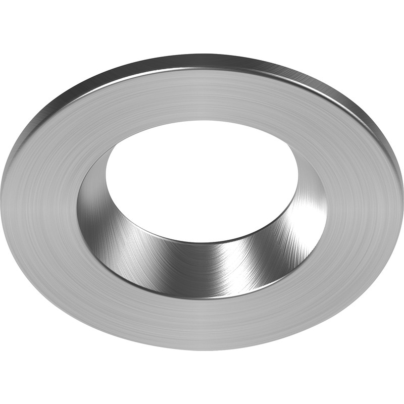 Luceco FType Compact Regressed Bezel Brushed Steel