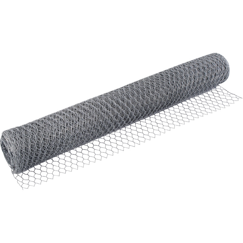Galvanised Hexagonal Netting 600mm x 10m - 50mm