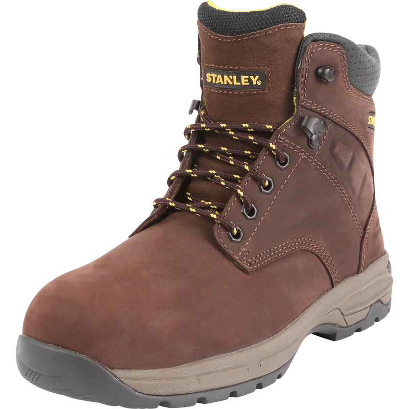 Stanley Impact Safety Boots Brown Size 12