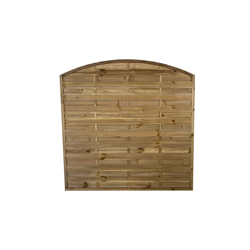 Forest Garden Pressure Treated Decorative Dome Top Fence Panel 6' x 6'