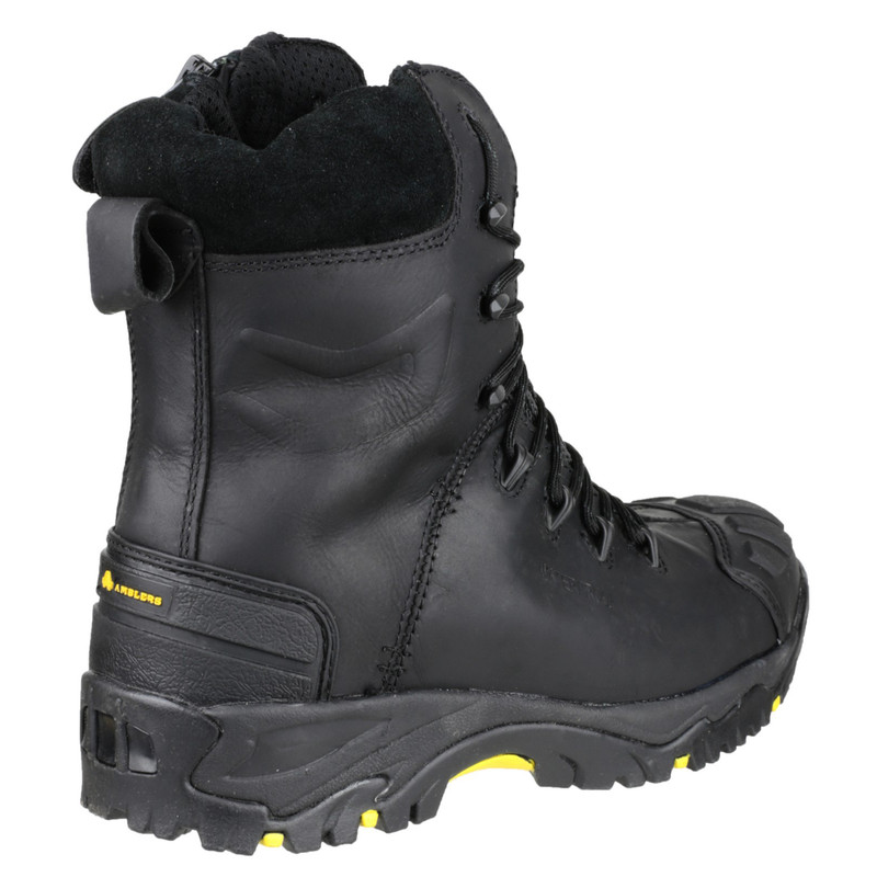 Amblers FS999 High Leg Safety Boots Black Size 11