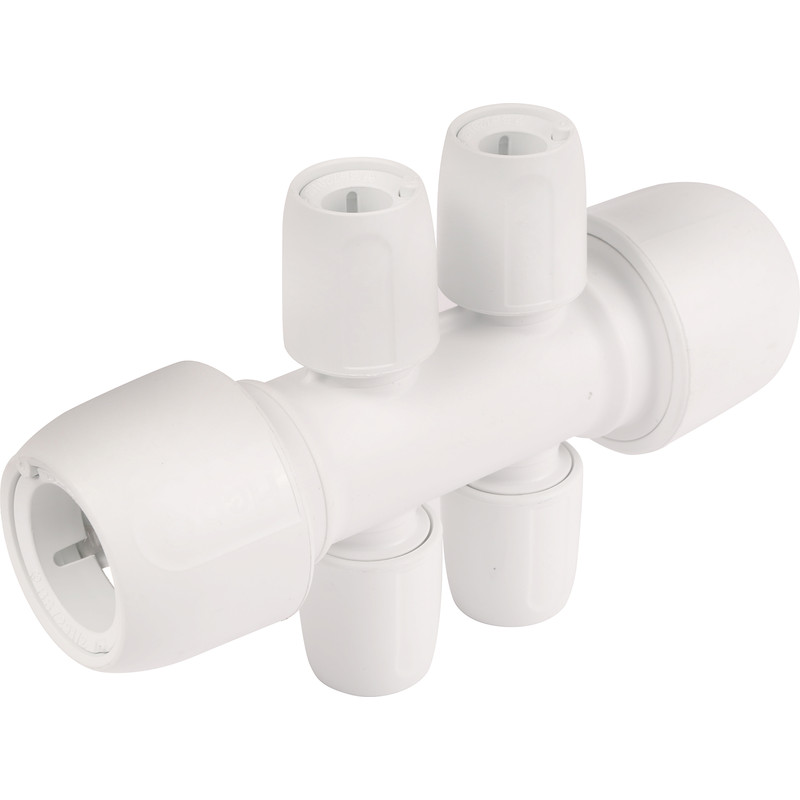 Hep2O Four Port Manifold All Socket 22 x 10mm