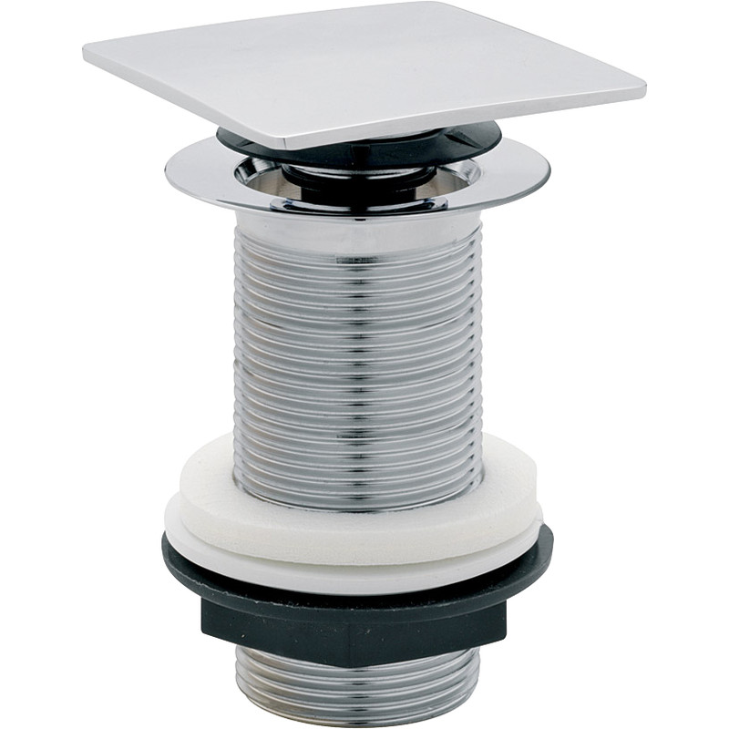 1 1/4" Square Spring Plug Basin Waste Unslotted