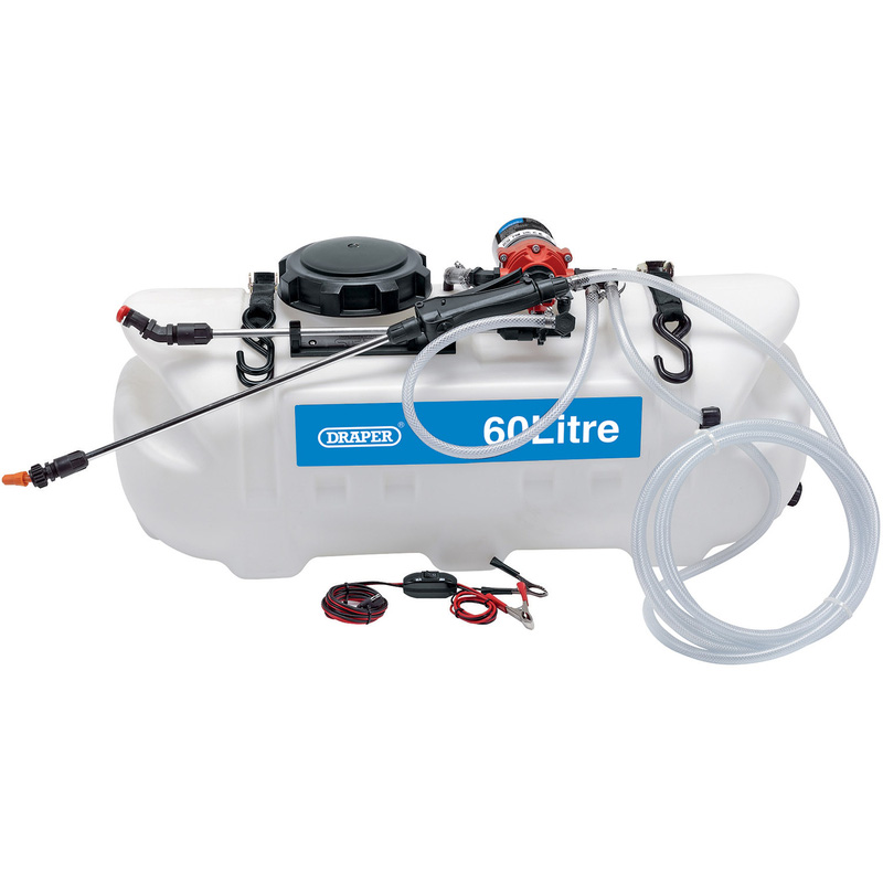 Draper 12V DC ATV Spot/Broadcast Sprayer 60L
