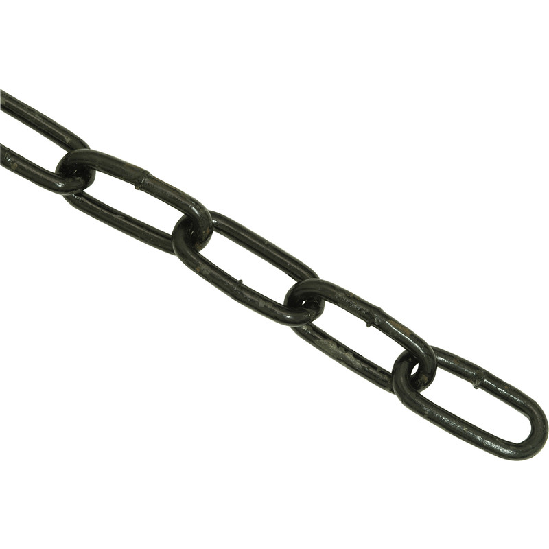 Black Japanned Chain 3 x 21 x 10000mm
