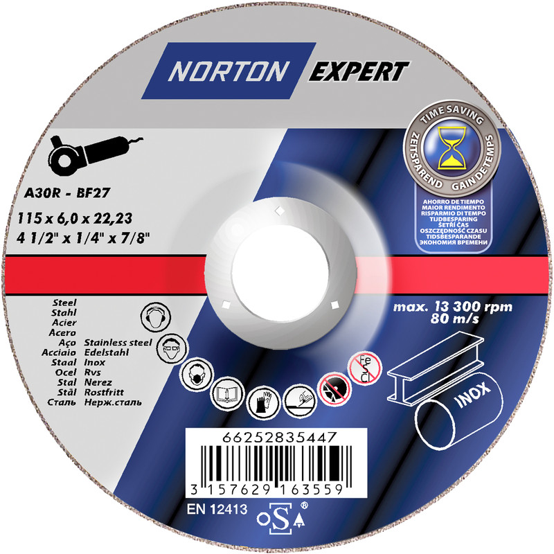 DPC Grinding Disc 115 x 6.0 x 22.2mm Metal