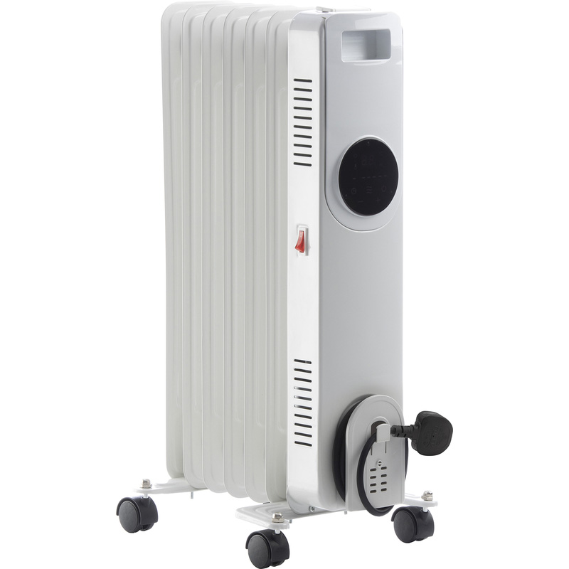 Daewoo Oil Filled Radiator 1500W LED Display