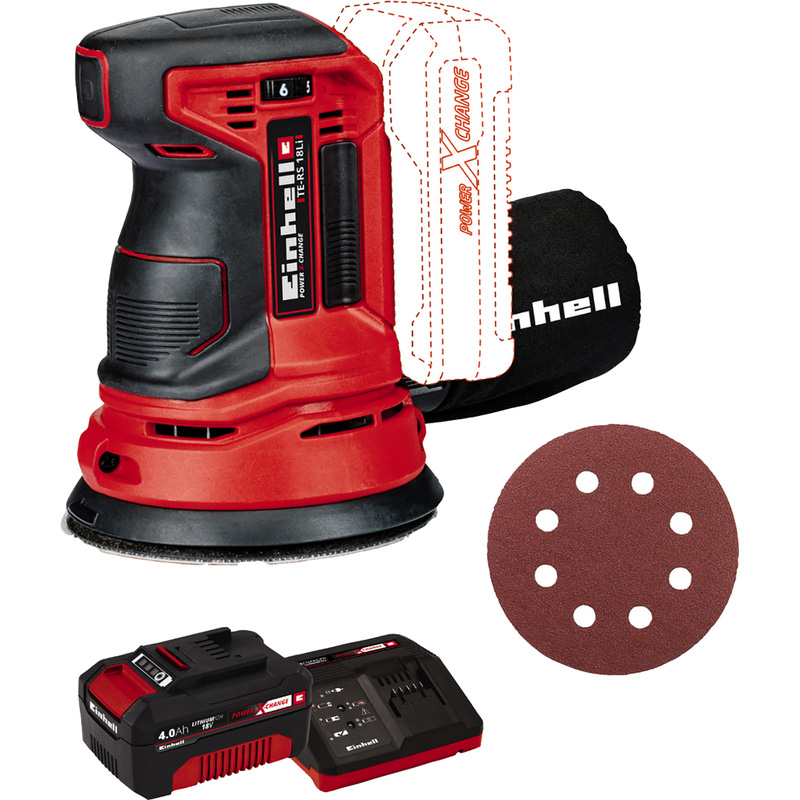 Einhell PXC 125mm Rotating Sander Kit 1 x 4.0Ah