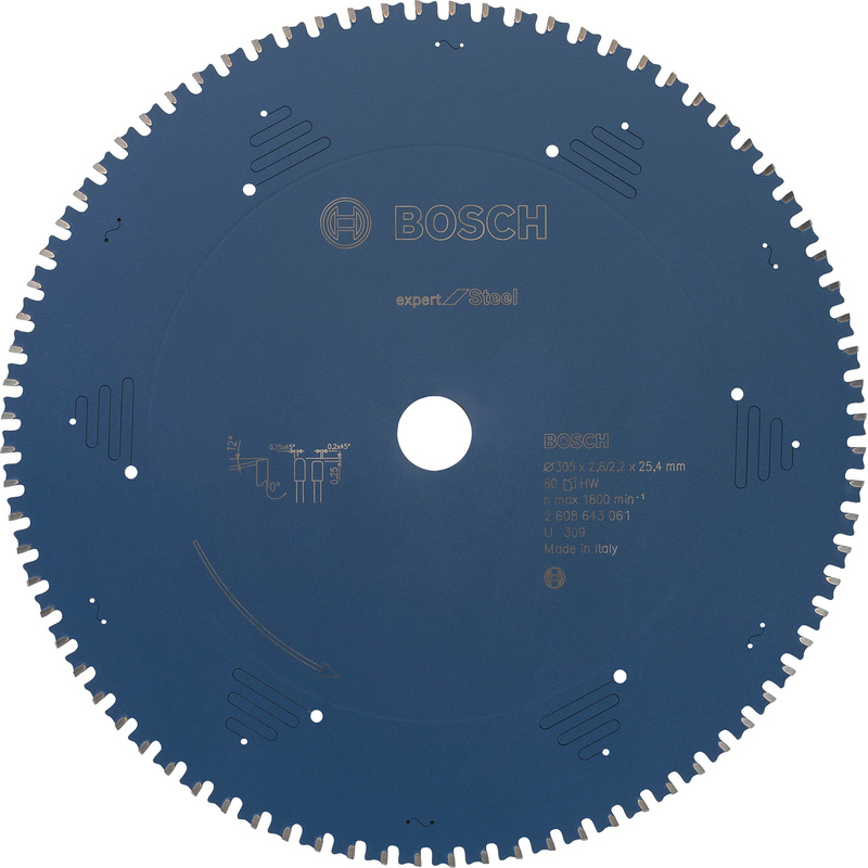 Bosch EXPERT Steel Circular Saw Blade 305 x 25.4 x 80T
