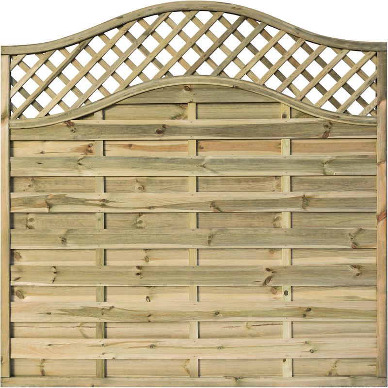 Rowlinson Grosvenor Fence Panel 6' x 6' - 180cm (h) x 180cm (w) x 4cm (d)