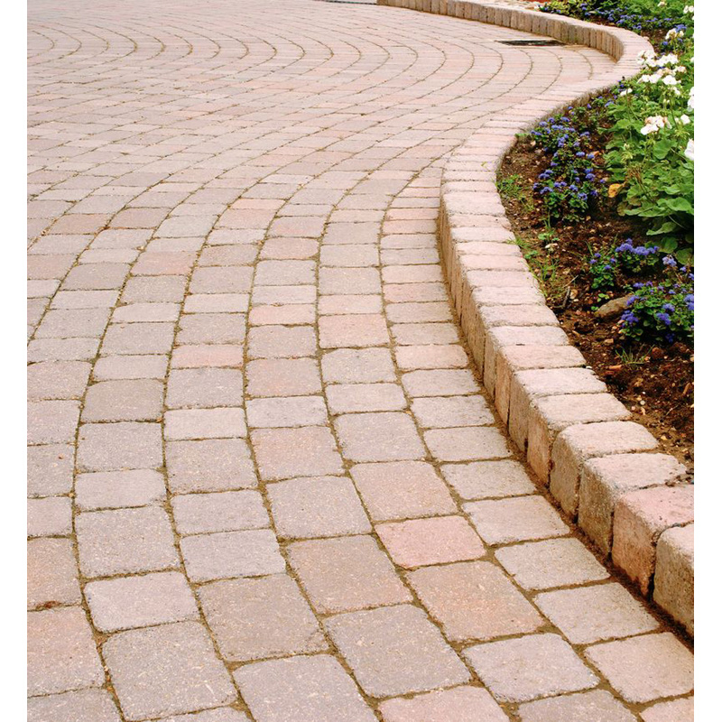 Marshalls Tegula Kerb Edging External Radial Traditional 130 x 160 x 250mm