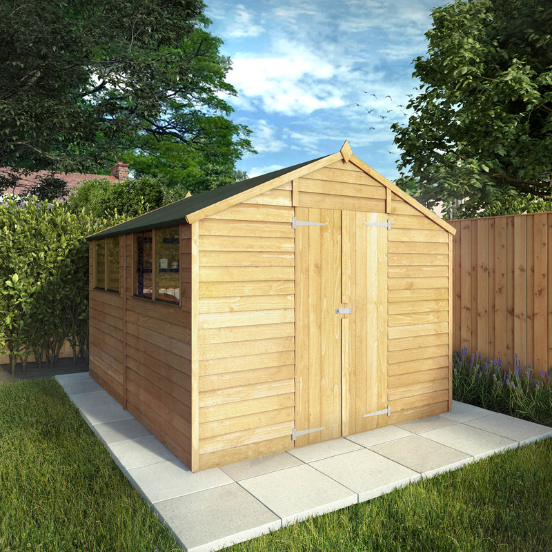 Mercia Overlap Apex Shed 10' x 8'