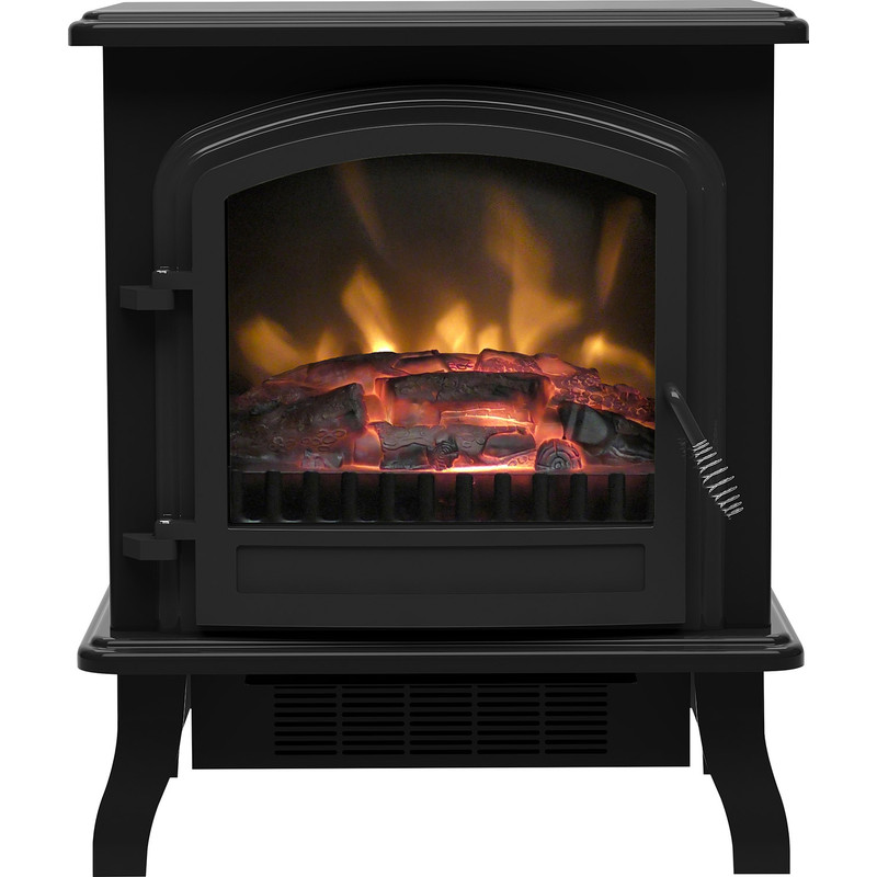Be Modern Colman Electric Stove Fire 17.5" Black