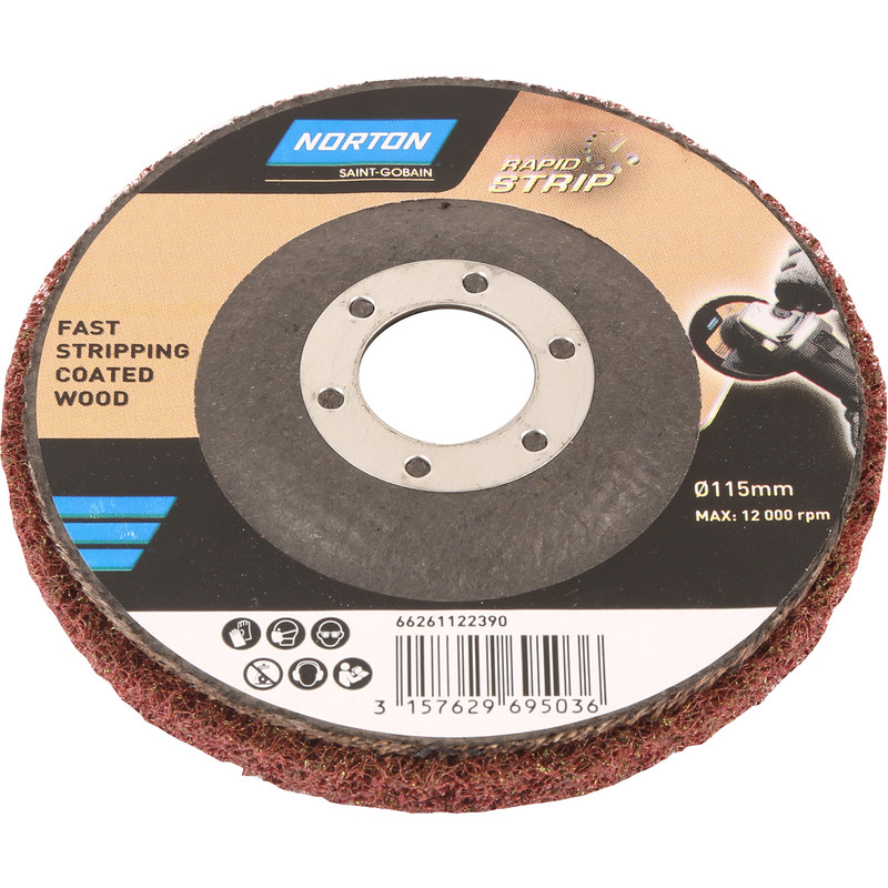 Rapid Strip Paint Varnish Remover Disc 115 x 22mm