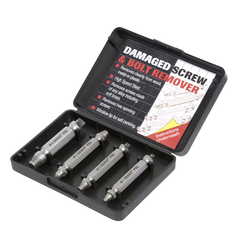Grabit Damaged Screw & Bolt Remover Set