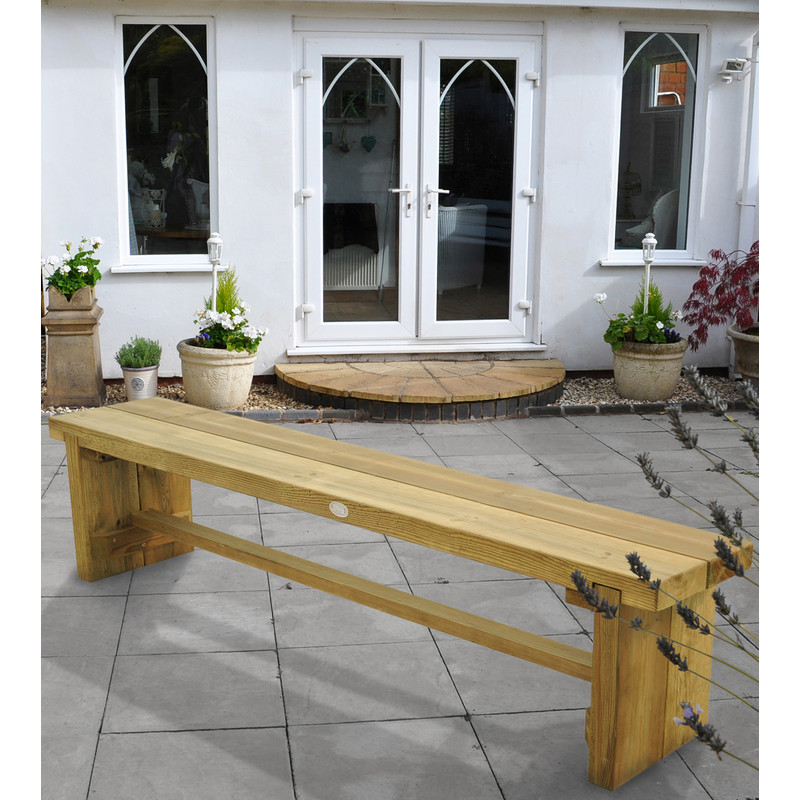 Forest Garden Double Sleeper Bench 45cm (h) x 180cm (w) x 35cm (d)