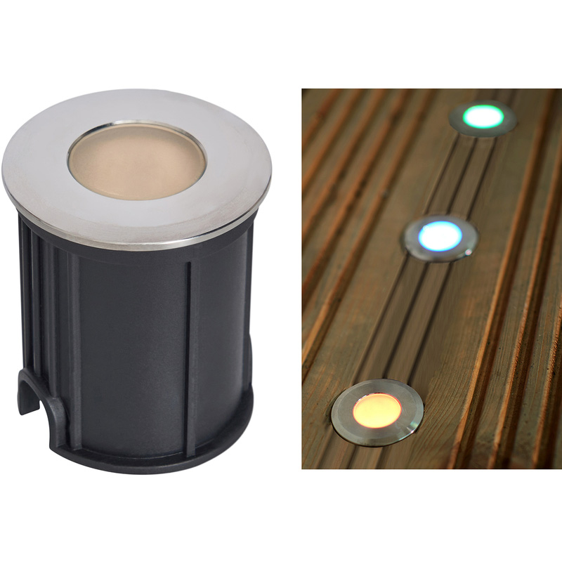 Ayle Solar Garden Deck Lights 4 Pack Black