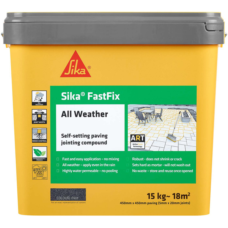 Sika FastFix All Weather Jointing Compound Flint 15kg