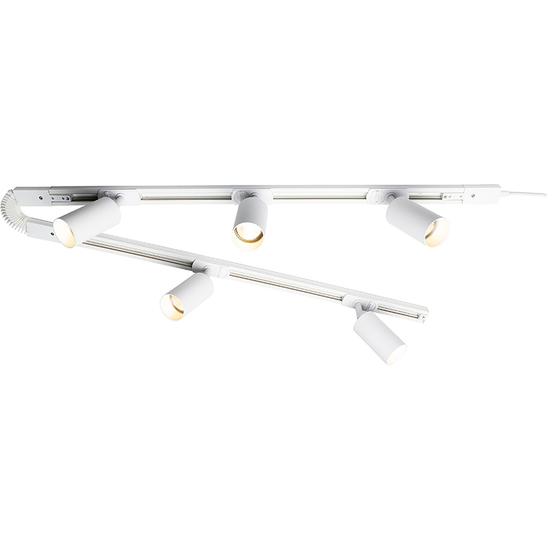 Inlight Cayo 5 Head Track Spotlight Kit White