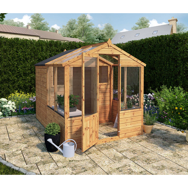Mercia Combi Greenhouse 8' x 6'