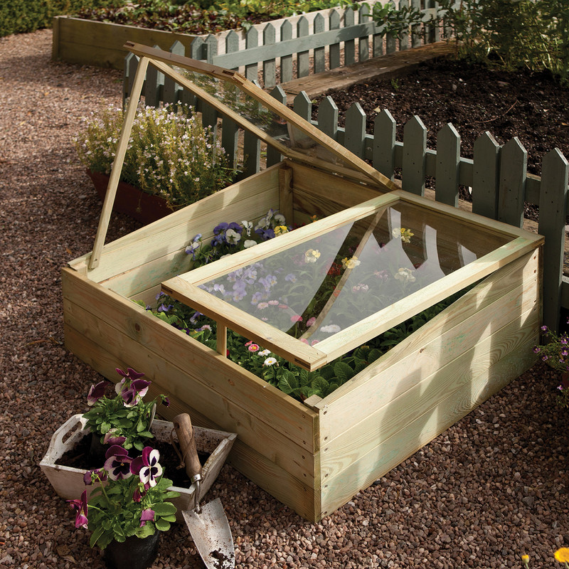 Rowlinson Timber Coldframe 38cm (h) x 102cm (w) x 81cm (d)