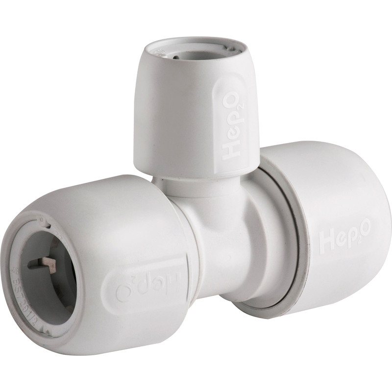 Hep2O Branch Reduced Tee 22 x 22 x 15mm