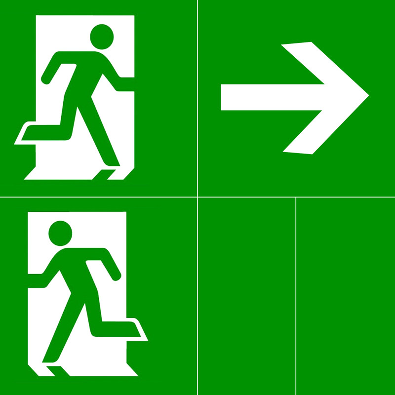 Emergency Bulkhead Legend Kit Self Adhesive