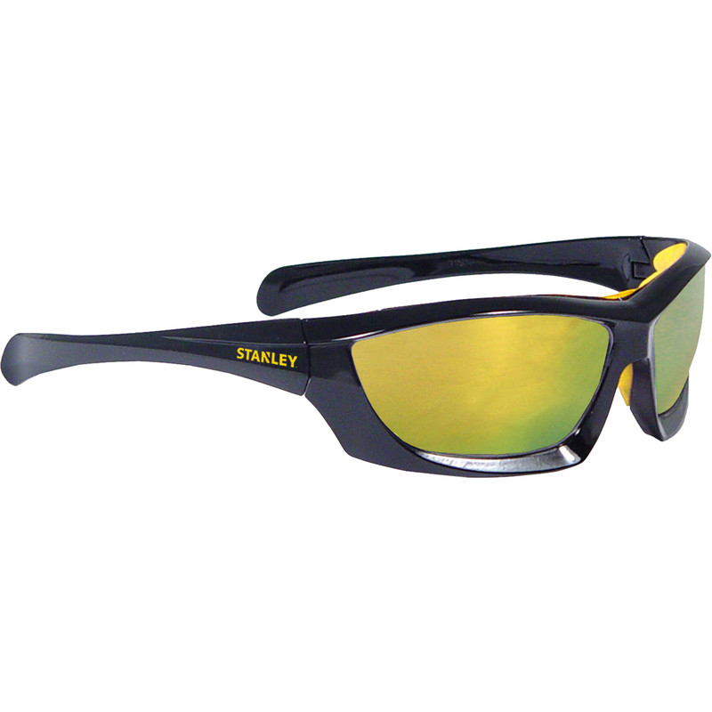 Stanley Full Frame Safety Glasses with Padded Brow Guard Fire Mirror