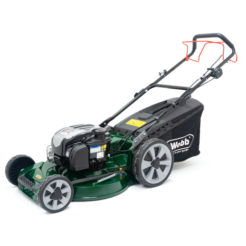 Webb 53cm Briggs & Stratton Self Propelled Petrol Lawnmower 163cc