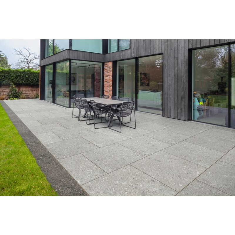 Marshalls Symphony Lapis Porcelain Paving Slabs Grey 800 x 800 x 20mm