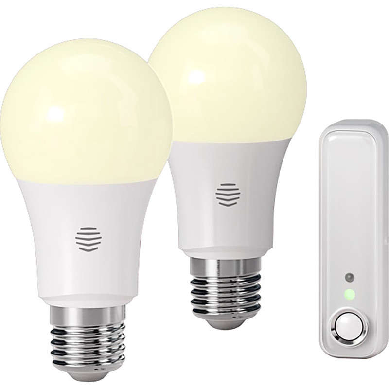Hive Lighting Bundle 2 x Dimmable E27 Smart Bulbs & Motion Sensor - Hubless