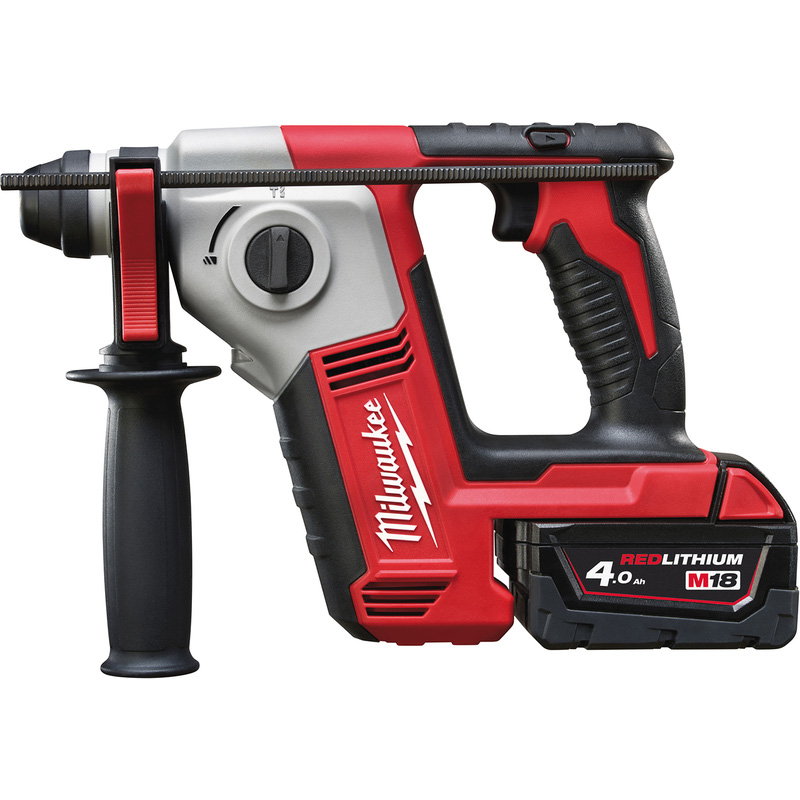 Milwaukee M18 Compact SDS+ 2-mode Rotary Hammer 2 x 4.0Ah