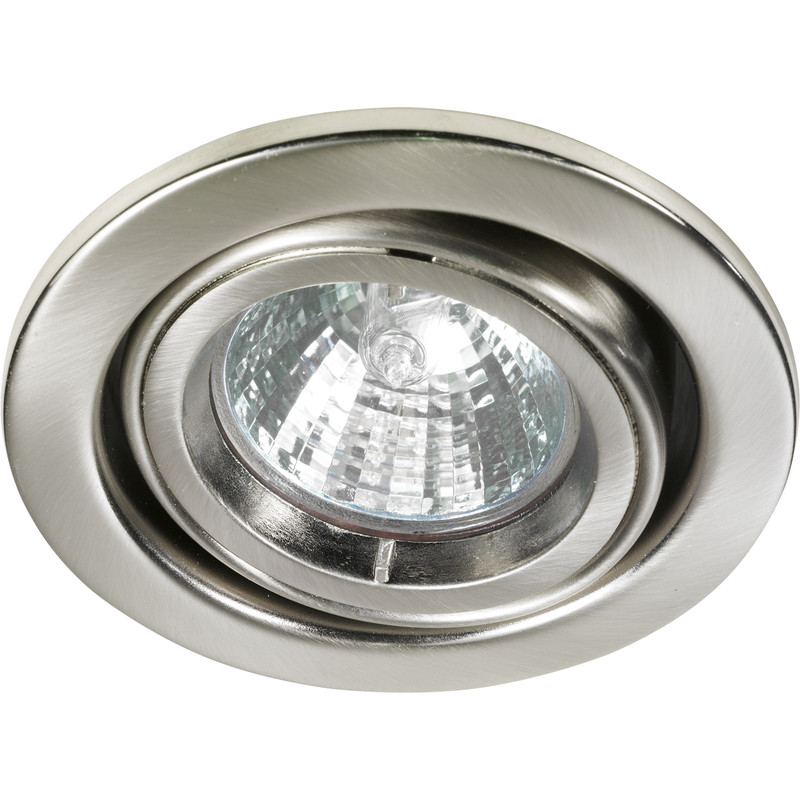 Cast Ring 240V/12V Adjustable Downlight Satin Nickel