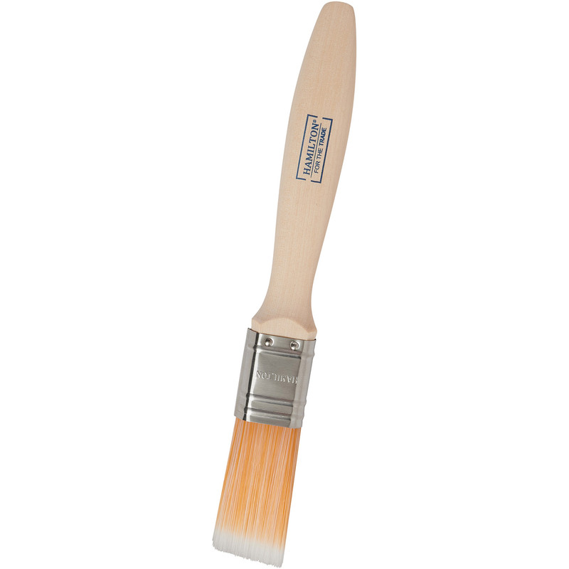 Hamilton For The Trade Synthetic Angled Window Paintbrush 1"
