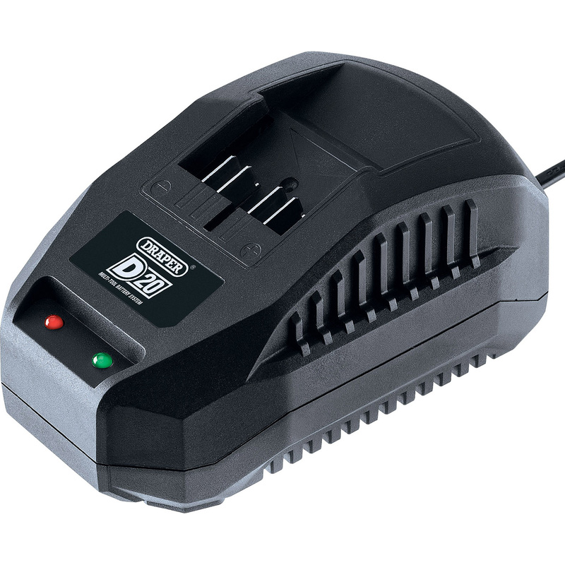 Draper D20 20V Li-ion Battery Charger 2.4A