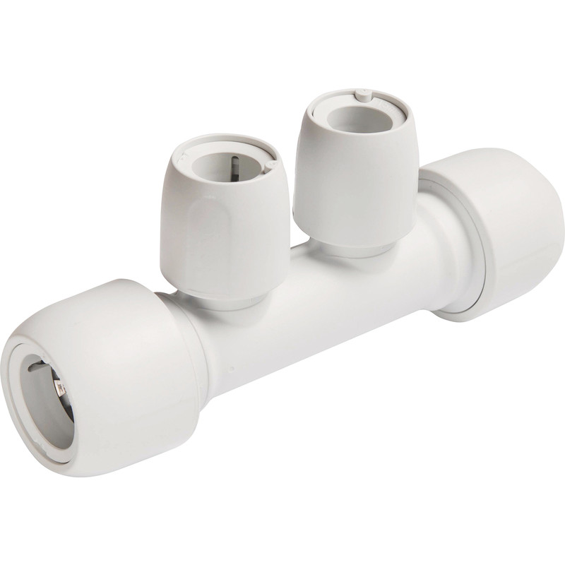 Hep2O Two Port Manifold All Socket 22 x 15mm