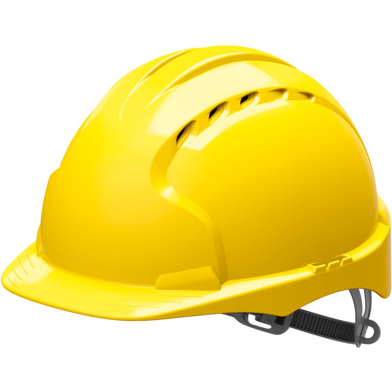JSP EVO2 Adjustable Safety Helmet Yellow